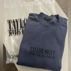 Eras Tour Blue Crewneck - New with tags - XL - oversized fit